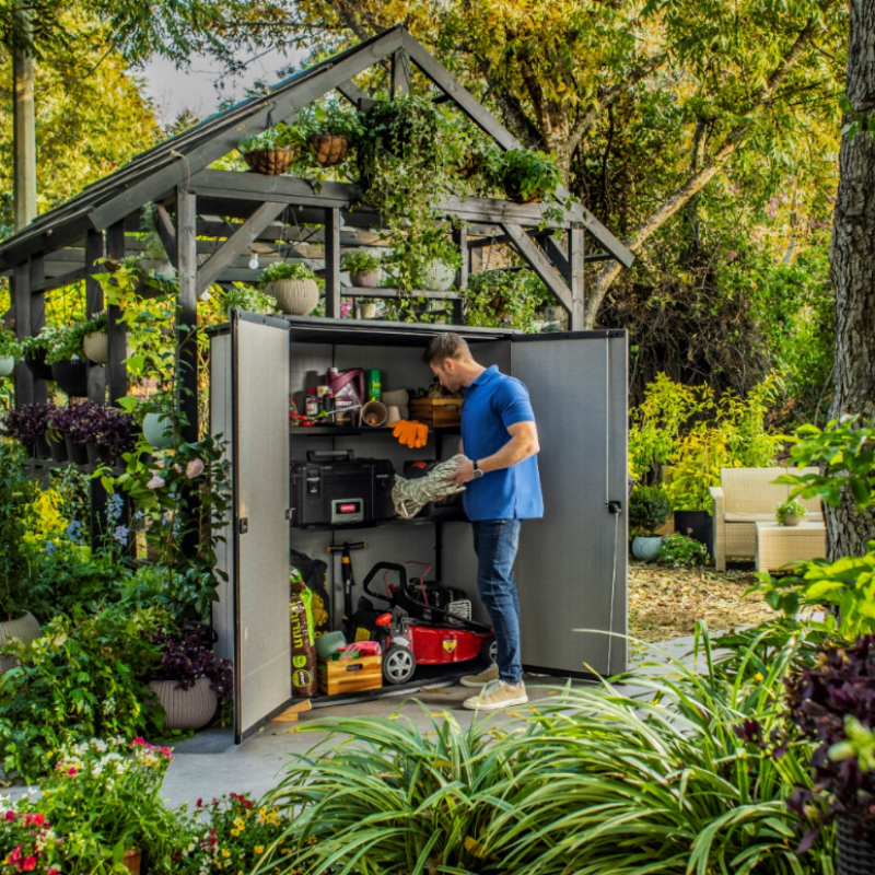 Tall Garden Outdoor Storage Shed