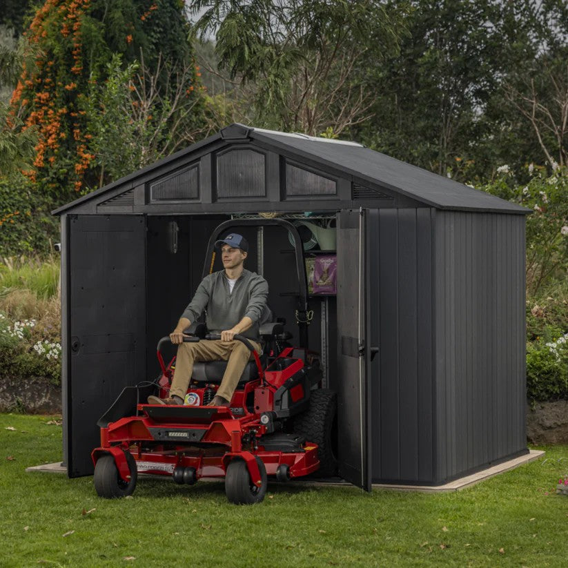 10x8ft (3m x 2.4m) Garden Shed – Large Outdoor Storage