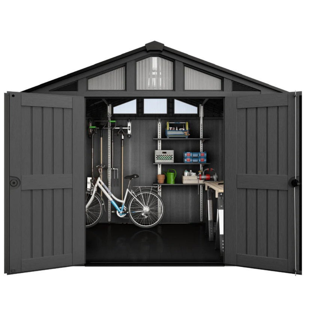 10x11.5ft (3m x 3.5m) Garden Shed – Large Outdoor Storage