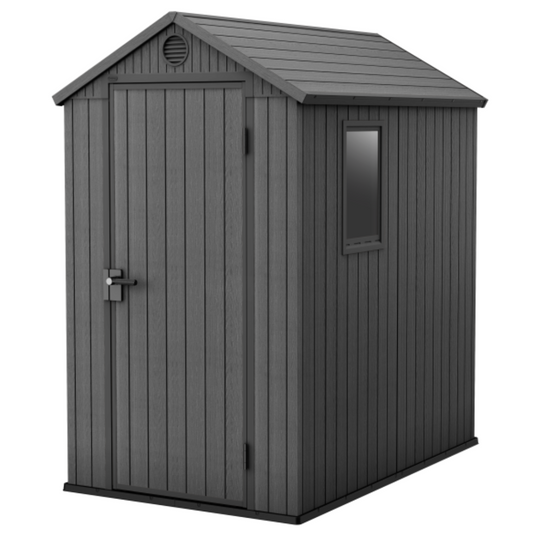 4x6ft Garden Shed – Outdoor Storage Grey