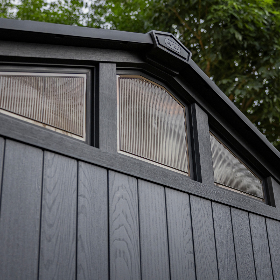 10x15ft Garden Shed – Large Outdoor Storage Grey