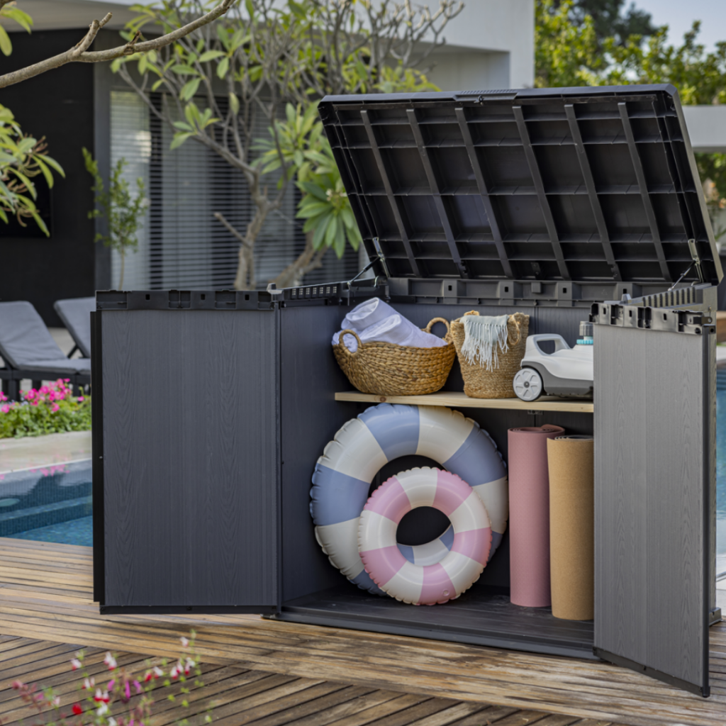 Outdoor Storage Box – Garden Storage Chest Grey