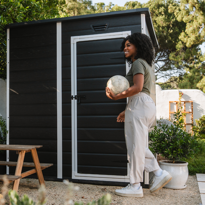 4x4ft Pent Garden Shed – Compact Outdoor Storage