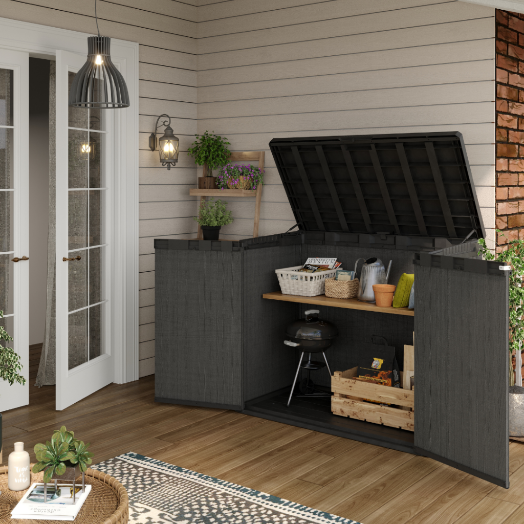 Outdoor Storage Box – Garden Storage Chest Grey