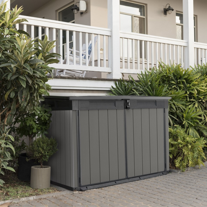 Large Outdoor Storage Box – Garden Unit Grey