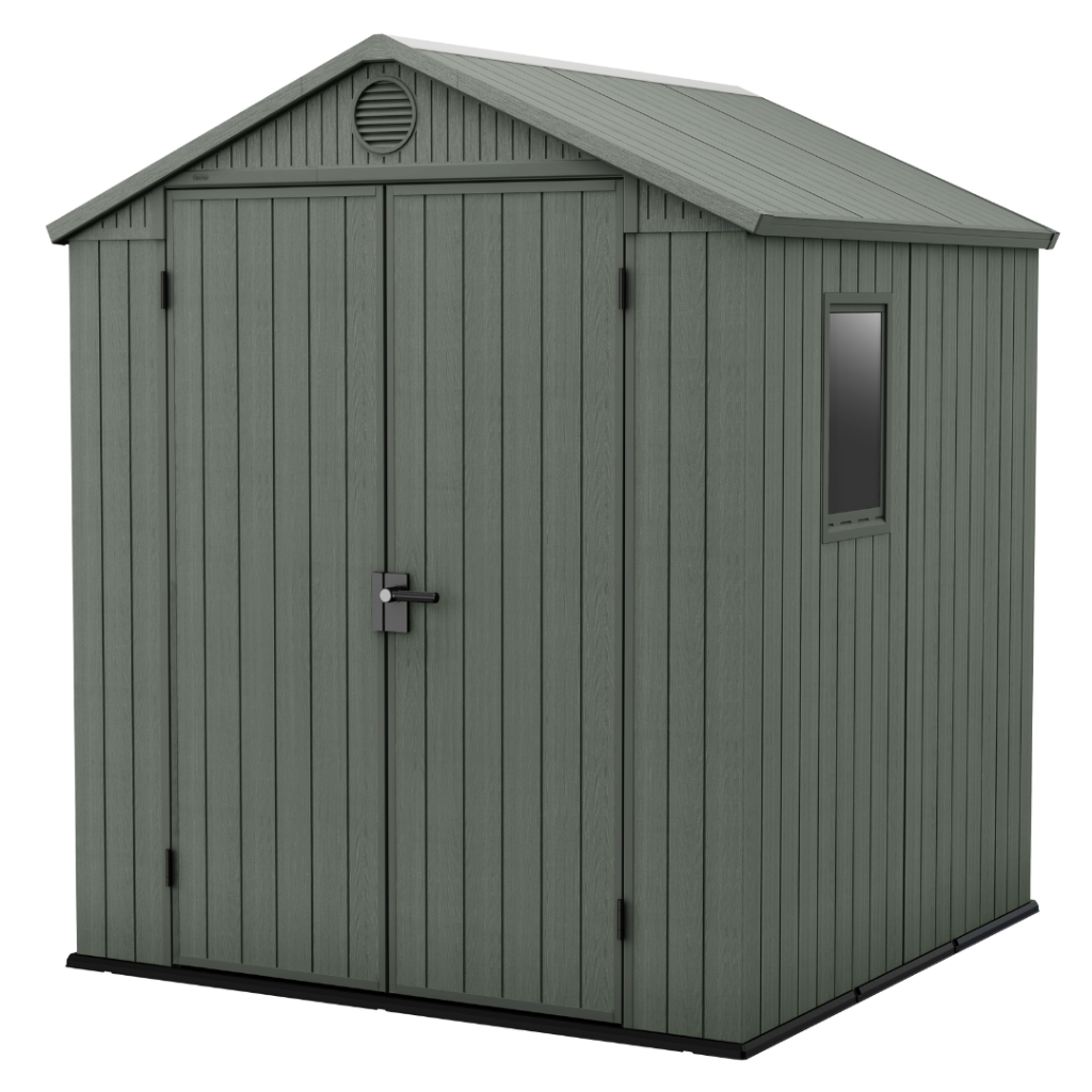 6x6ft Garden Storage Shed – Green