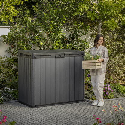 Outdoor Storage Box – Garden Storage Chest Grey