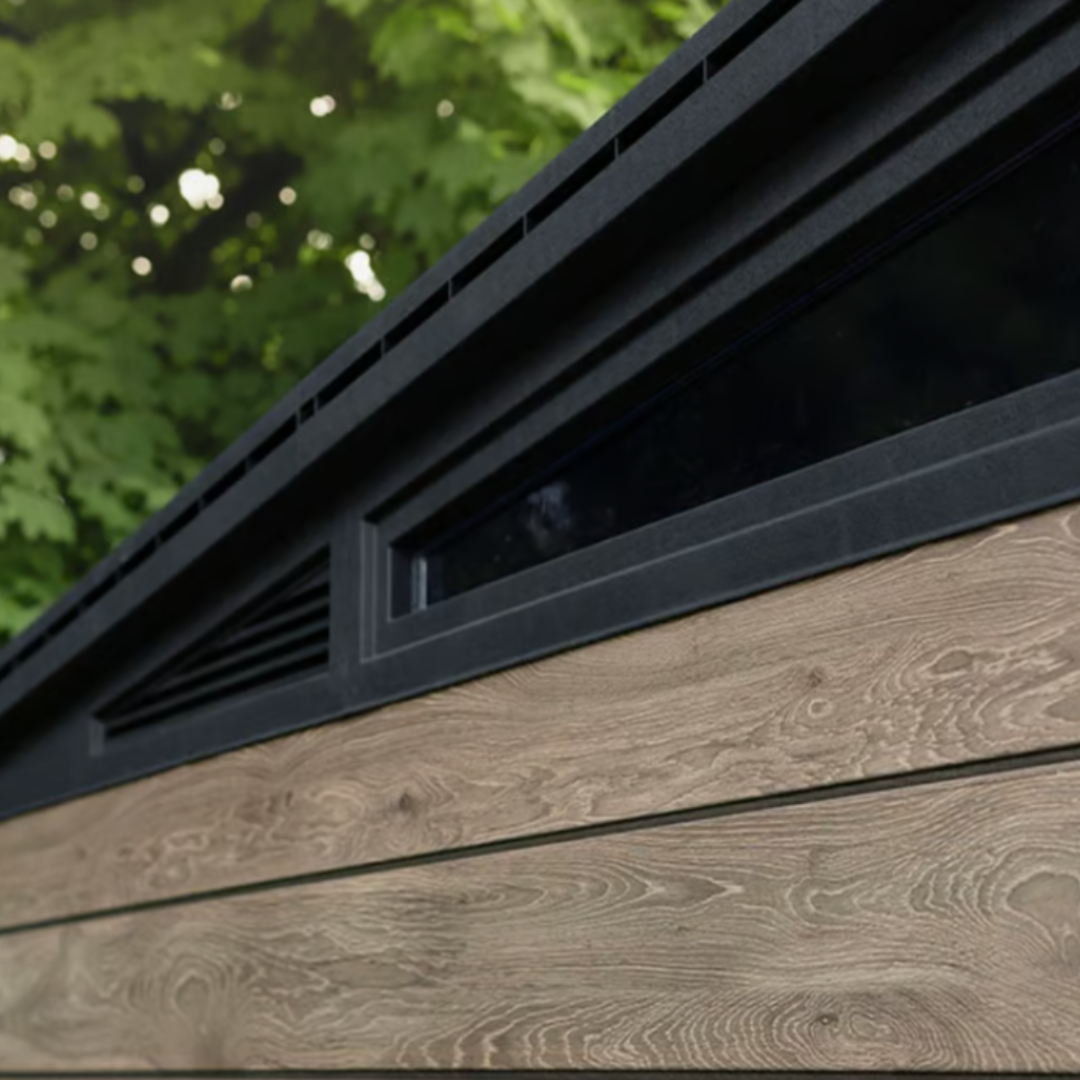 11x7ft Garden Shed – Modern Outdoor Storage Brown