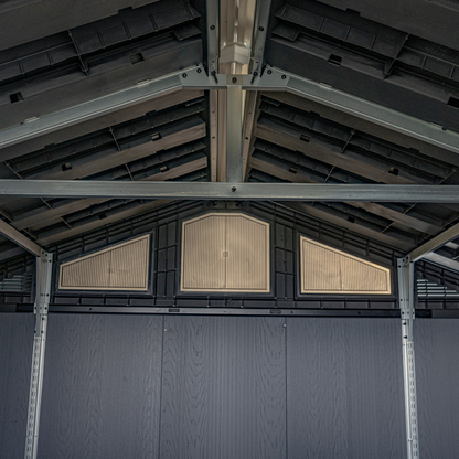 10x8ft (3m x 2.4m) Garden Shed – Large Outdoor Storage