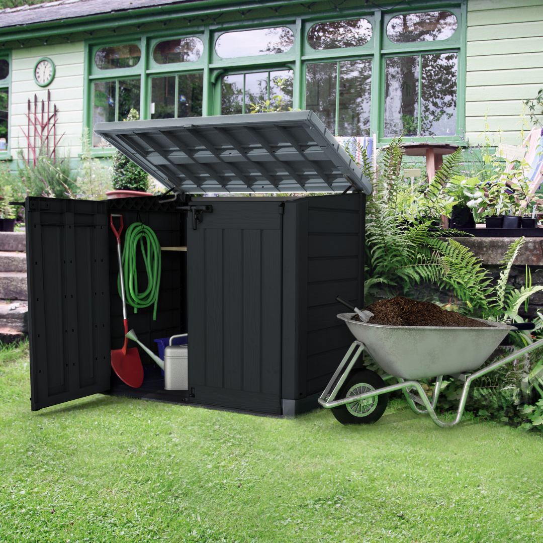 Outdoor Storage Box – Garden Storage Unit Grey