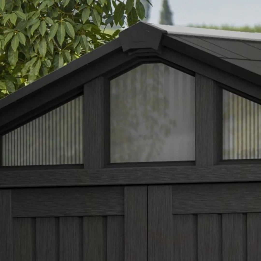 8x6ft (2.5m x 1.7m) Garden Shed – Outdoor Storage Grey