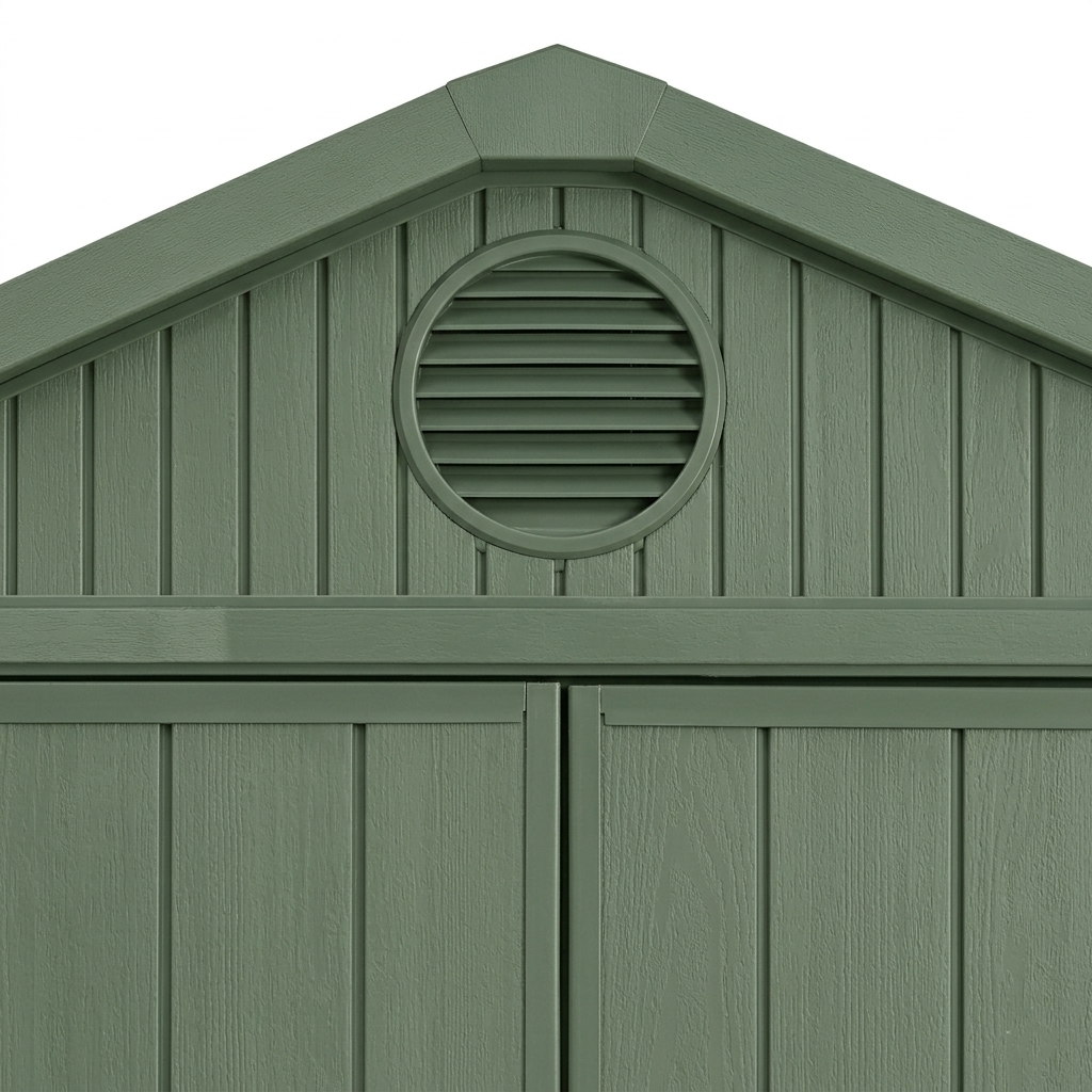 6x6ft Garden Storage Shed – Green