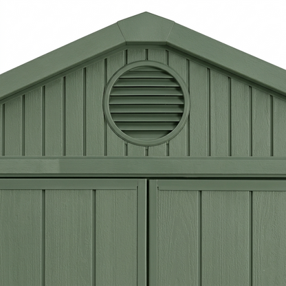 6x6ft Garden Storage Shed – Green